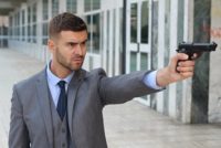Angry Employee with Gun