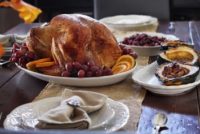 Thanksgiving turkey with trimmings
