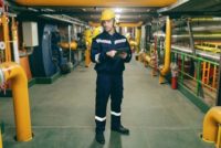 Inspector at a facility